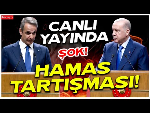 Cumhurbaşkanı Erdoğan ile Yunanistan Başbakanı Kiryakos Miçotakis arasında Hamas tartışması!