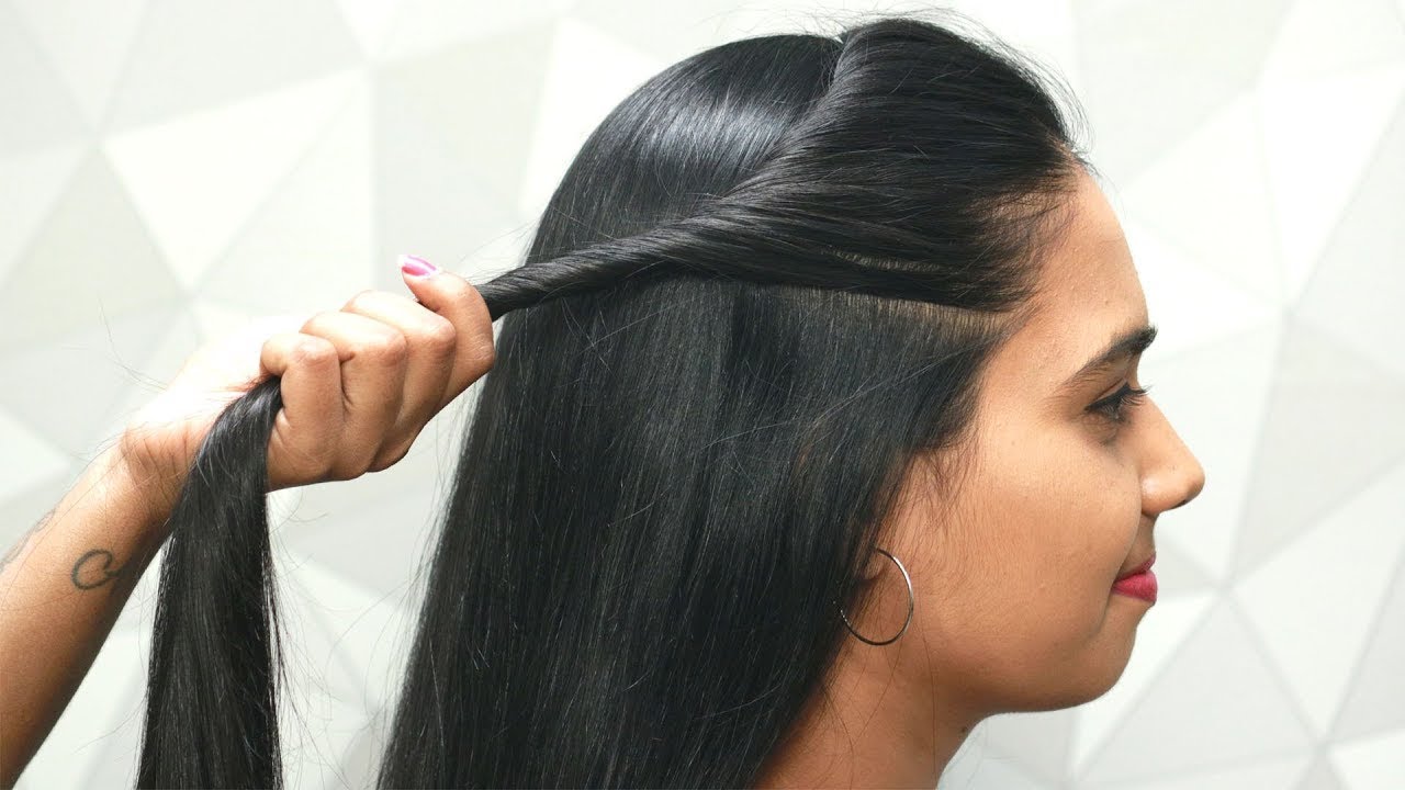 3 Easy Hairstyles for Party, College, Work | hair style girl | Work  hairstyles, Latest hairstyles, Long hair styles
