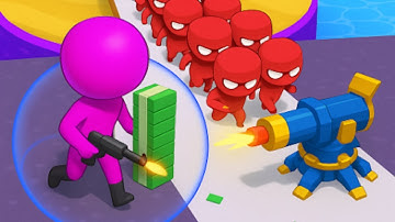 Money Stack Defense 3D Game All Mobile Video Gameplay