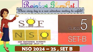 Nso 2024 Class 5 Set A Sof Science Olympiad Scienceolympiad Sofolympiad ...
