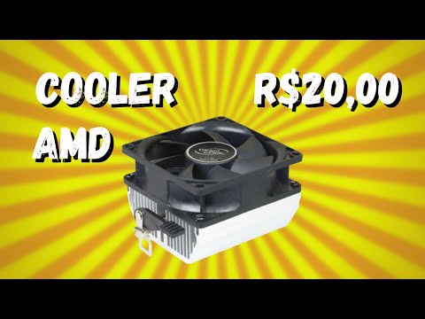 Teste Cooler de R$20 (Deep Cool 80mm para AMD CK-AM209)