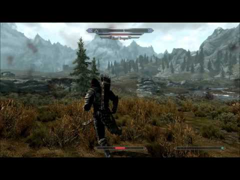 Elder Scrolls 5: Skyrim Dragon Fighting Dragon!
