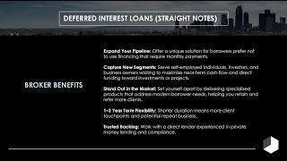 Broker Webinar: Deferred Interest Loans (Straight Notes)