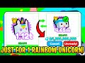 What People Trade For a Rainbow Unicorn in Pet Simulator X