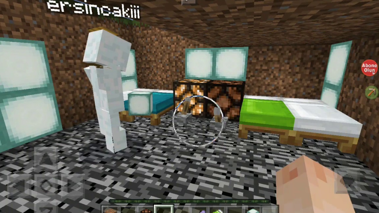 Merle Minecraft Merle minecraft yerin altında ev yaptıi - YouTube