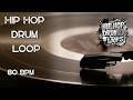 80 BPM Hip Hop Drum Loop | Classic Golden Era Pocket