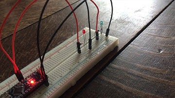 Arduino: How to control 2 LEDs + Police Light Blinking!