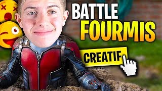 BATTLE ROYALE MODE FOURMIS CONTRE LA TEAM CROÛTON SUR FORTNITE CRÉATIF !!!