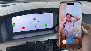 BMW E93 2008 Multimedia Bluetooth Incoming Call CarPlay iPhone 17 pro max/ iPhone xs max