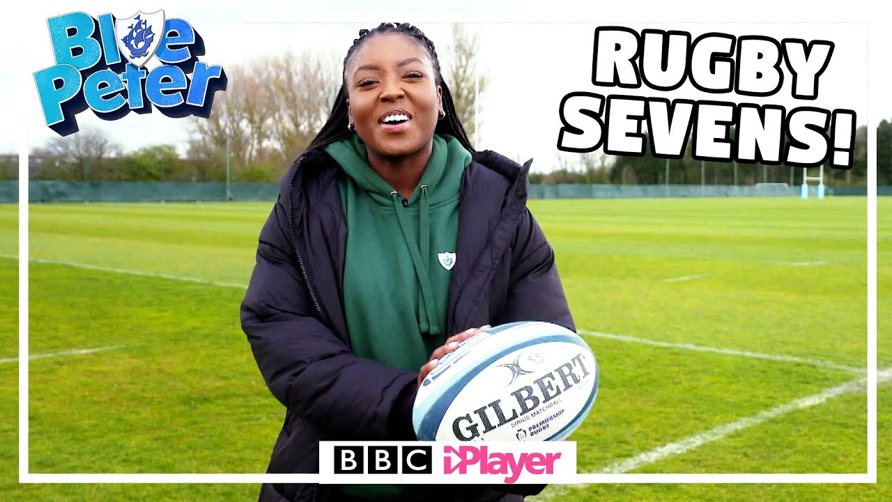 Mwaksy joins a RUGBY SEVENS team! 🏉 Blue Peter