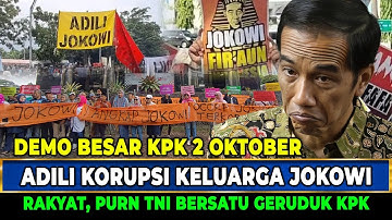 LIVE! DEMO GERUDUK KPK! ADILI KORUPSI JOKOWI