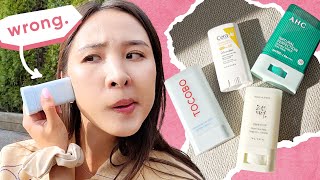 How to *actually* Apply SPF, Sunscreen Stick (+ reapply over makeup) screenshot 2