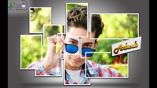 Photoshop tutorial | How to create photo frame in Photoshop with PS FILE (Frame 2) screenshot 5