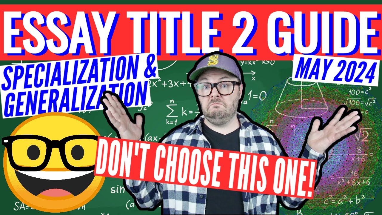 TOK Essay Title 2 May 2024 (SPECIALIZATION & GENERALIZATION) Breakdown TOK Essay Title 2 May 2024 (SPECIALIZATION & GENERALIZATION) Breakdown