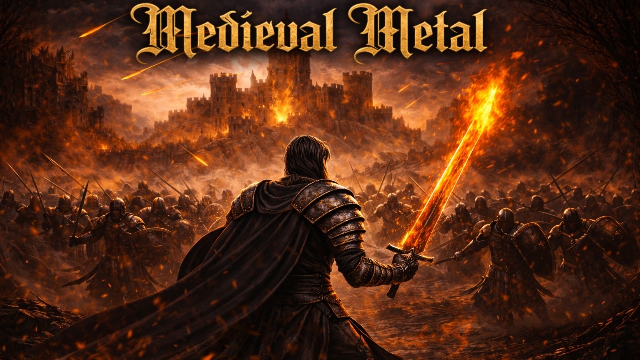 Dark Medieval Battle Metal ⚔️ One Against All | No Vocals Instrumental Focus