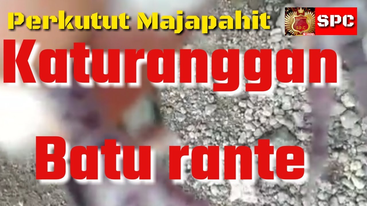 Batu Rante Perkutut majapahit,katuranggan batu rante.SPC Sobat pengembara channel ...
