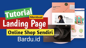 Cara Membuat Landing Page Online Shop Sendiri dengan Sangat Mudah via Berdu.id