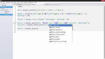 PHP - Simple Pagination in Urdu/Hindi