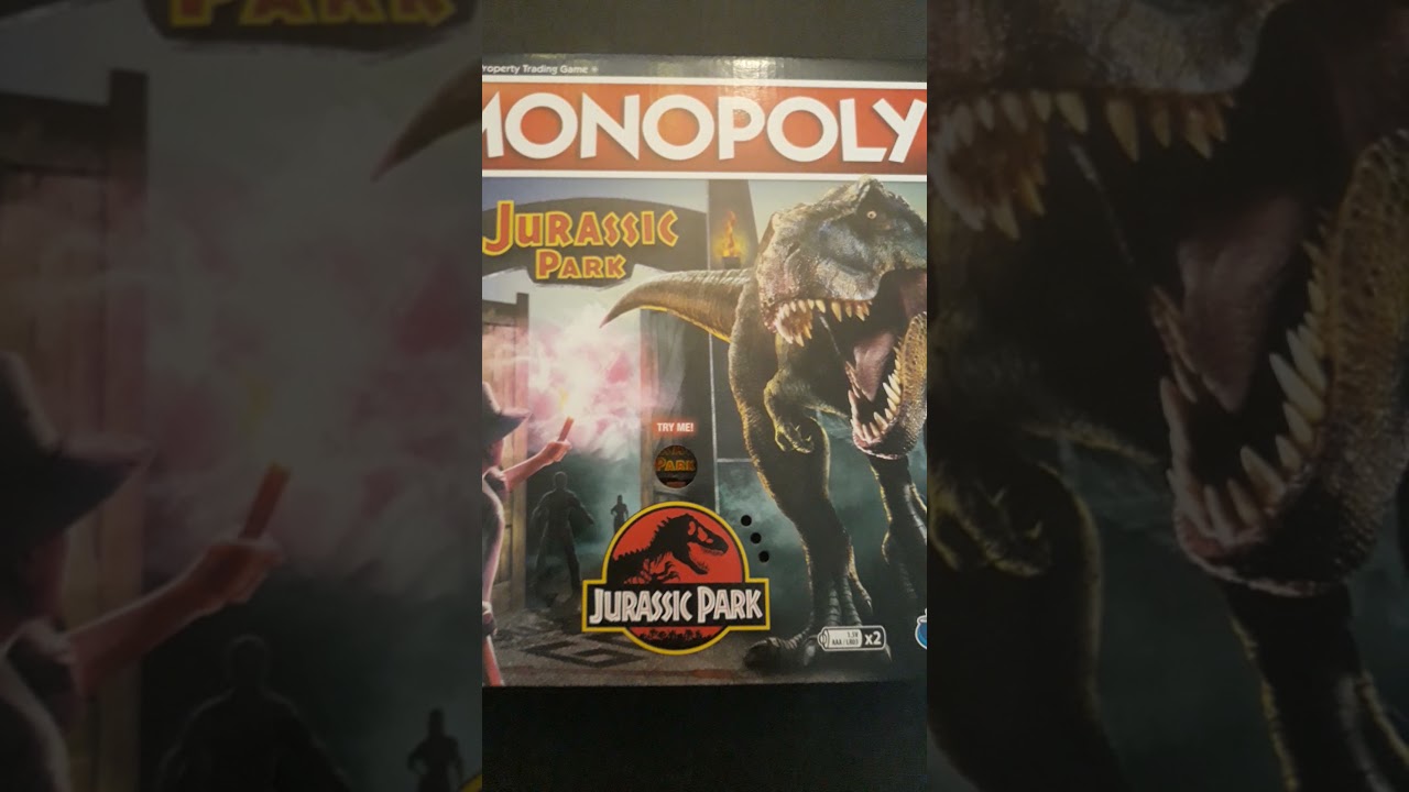 Jurassic Park monopoly with sound.