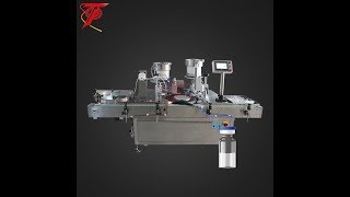Automatic injection vial filling stoppering and capping machine