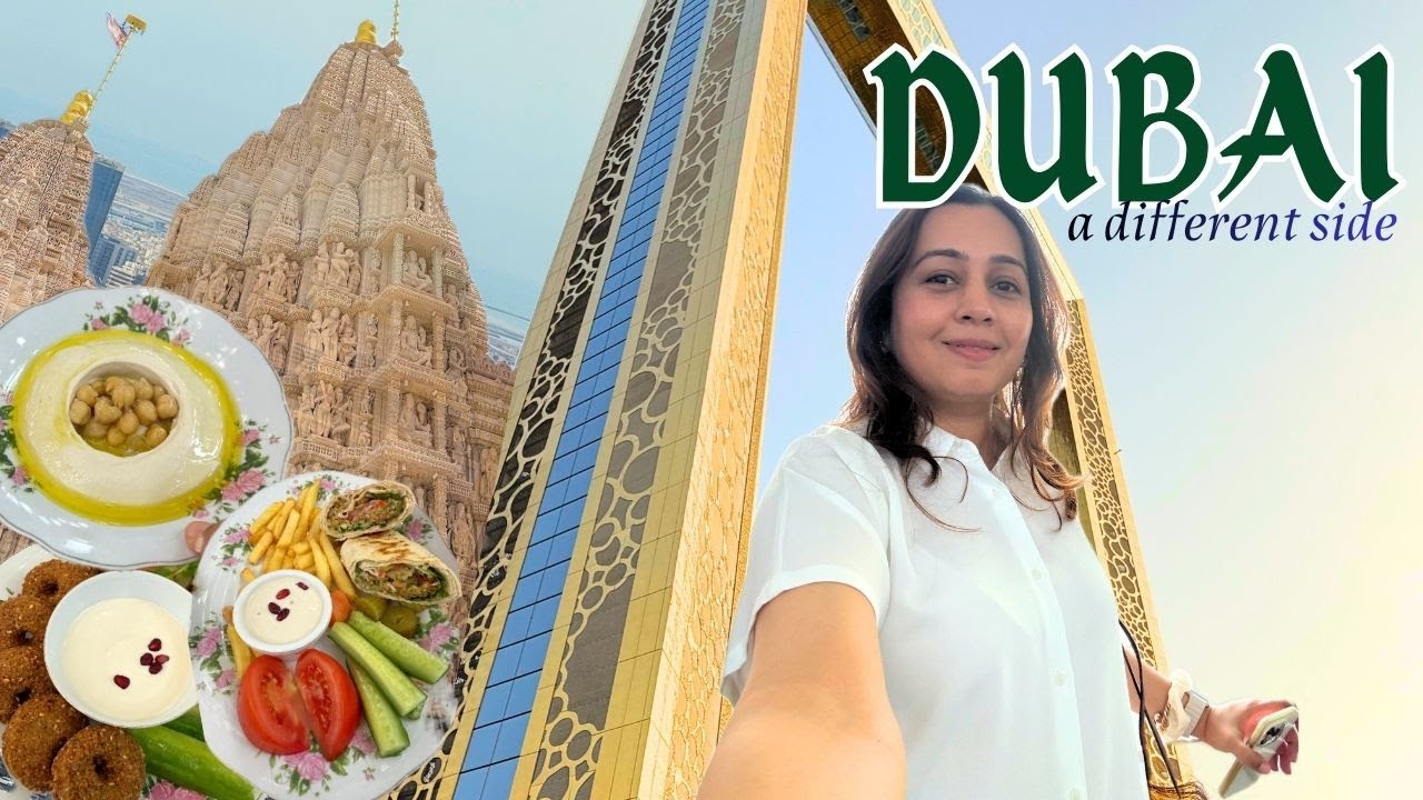 DUBAI Heritage Tour - Bur Dubai, Arabian Tea House, Cruise, Dubai Frame & ABU DHABI BAPS Temple