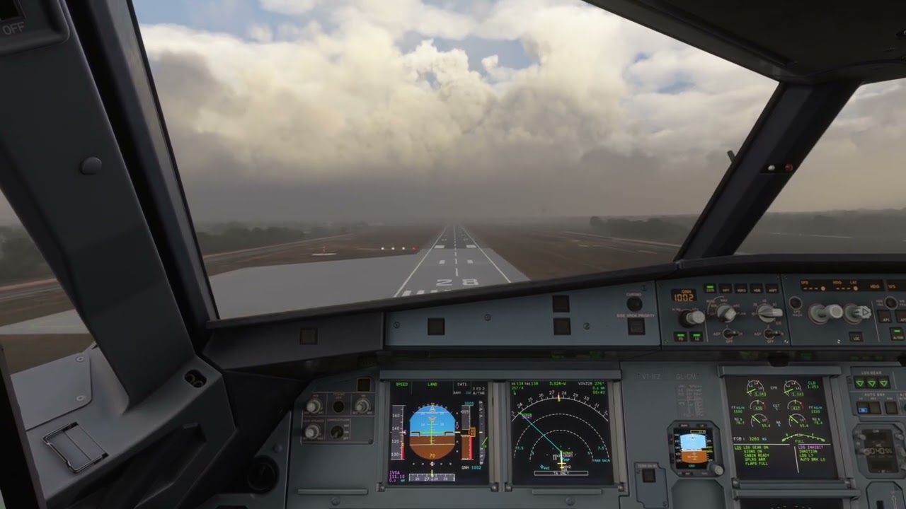 Tough Crosswind Landing | BFU Fenix A320 Handles Like a Pro | RTX 4080