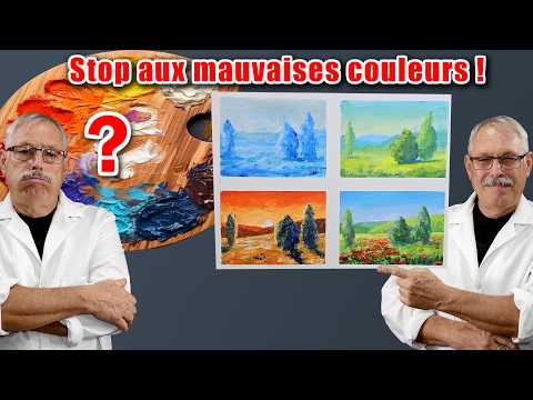 Choisir les bonnes couleurs en peinture : la méthode utilisée par tous les pros (démo en direct 🎨)