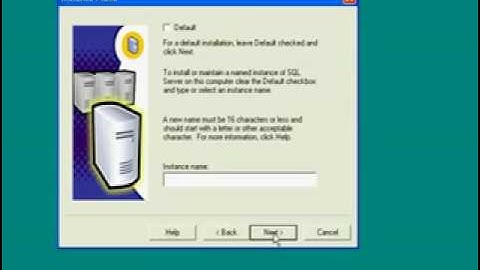 Instalando Sql Server 2000