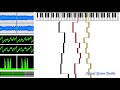 J S Bach Toccata And Fugue In D Minor BWV 565 Piano Roll And Waveforms 