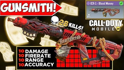 BEST LOADOUT FOR THE ICR-1 BLOOD MONEY! THAT WON ME THE GAME IN ALCATRAZ SOLO VS SQUAD | COD MOBILE!