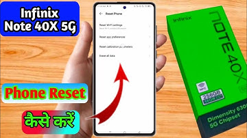 how to reset infinix note 40x | infinix note 40x reset kaise kare
