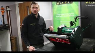 Unboxing The Allett Cambridge 43 Battery Powered Cylinder Mower