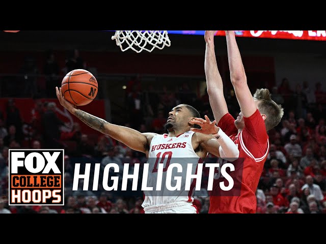 No 6. Wisconsin Badgers vs. Nebraska Cornhuskers Highlights | CBB on FOX class=