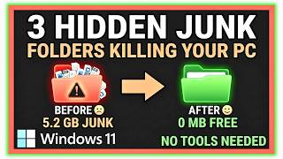 Windows Has Secret Junk Files You Need to Delete Right Now