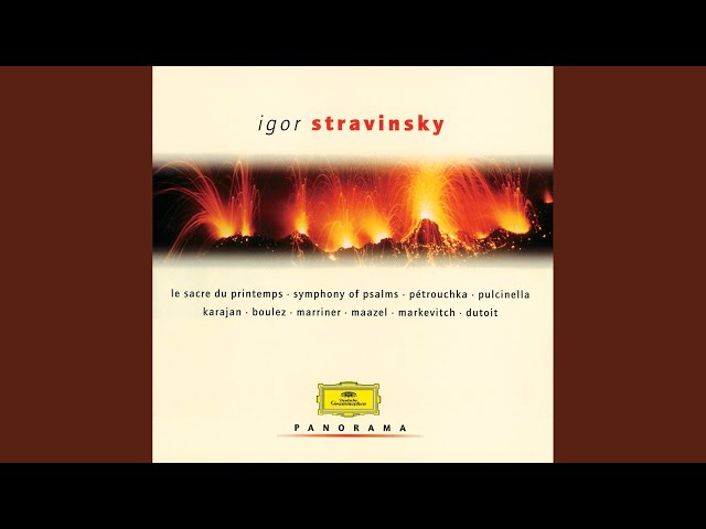 Stravinsky - Pulcinella : Sinfonia d'ouverture : Orch Chbre Lausanne / J.Weilerstein