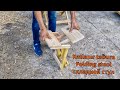 Katlanır tabure yapımı-folding stool construction