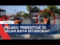 Viral aksi freestyle remaja di jalan raya kabupaten sinjai polisi tangkap pelaku