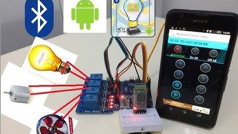 Akıllı Ev Sistemleri Ev Otomasyonu Yapımı  Arduino & Android & Bluetooth & HC 05