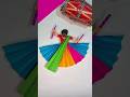 navratri garba doll| paper craft| diy dancing girl| dandiya dance #trending #ytshorts #navratri #diy