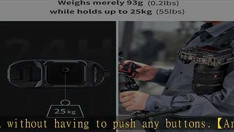 PGYTECH Beetle Camera Clip with Plate Camera Quick Release System for Sony, Nikon, Fuji Backpack Ca