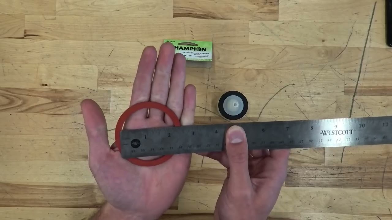 Champion RK-7C-150 Vacuum Breaker Rebuild Kit - YouTube