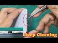 Satisfying video - iPhone X USB Port Cleaning - Deep Cleaned iPhone X