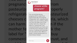 Can I eat feta cheese while pregnant?