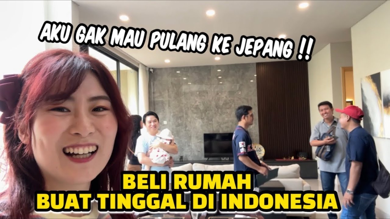 ISTRIKU MAU TINGGAL DI INDONESIA KLO UDAH BELI RUMAH