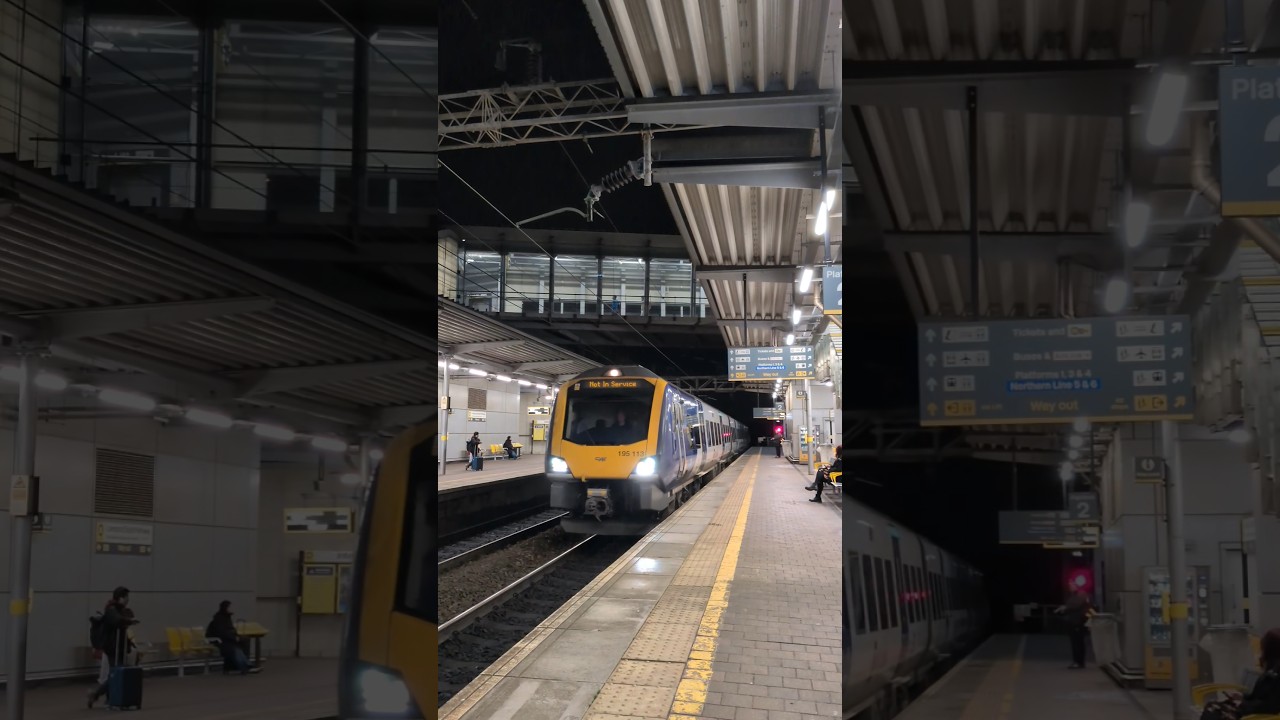 A Northern 195 Arrive And Depart Liverpool South Parkway For Liverpool Lime Street
