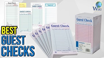6 Best Guest Checks 2017