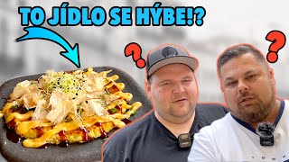 To jídlo SE HÝBE na talíři! Dáme to s Honzou vůbec do pusy?