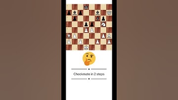 #Chess #Puzzles #White to move #Checkmate in 2 steps #Tricky