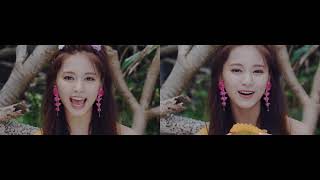 TWICE DANCE THE NIGHT AWAY KRver JPver mv comparison