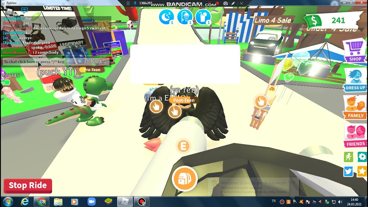 Adopt Me Ride Ci (ROBLOX ADOPT ME) ride kitsune trade - YouTube